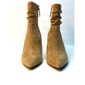 Bella Vita Danielle Leather Dress Booties Size 8M Saddle Suede Leather NWT/BOX